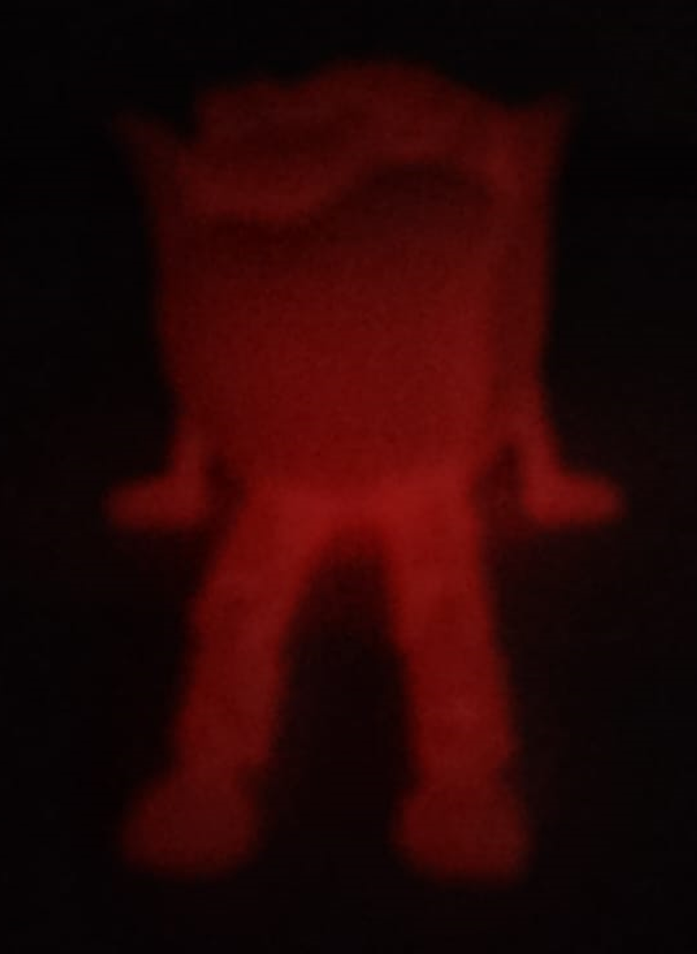 Валентинка роза светящаяся в темноте-красная 3D фигурка с подвижными ножками подарок на 14 февраля и 8 Марта