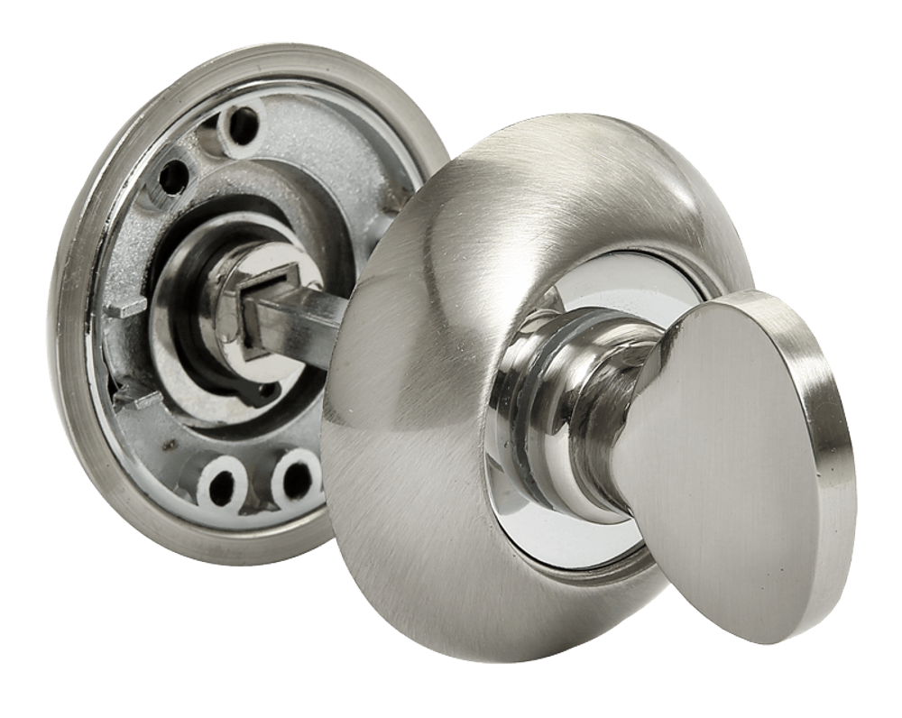 Завертка сантехническая Rucetti RAP WC SN/CP Цвет - Белый никель/хром