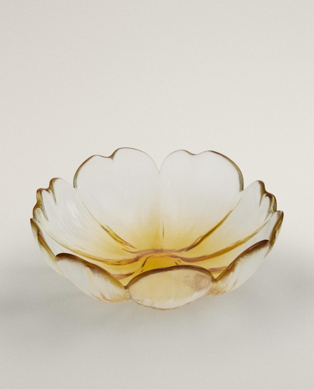 Zara Home миска из стекла, цвет зелёный, 17 см
