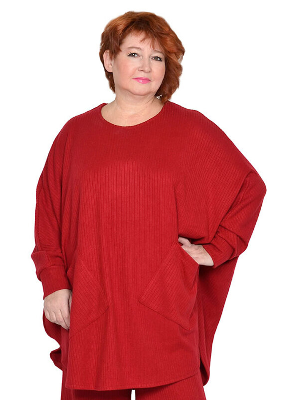 Туника-пончо Степные маки