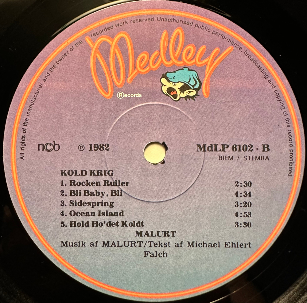 Malurt - Kold Krig (Дания 1982г.)