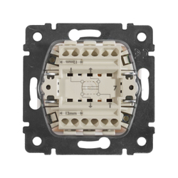 77 4407 Выключатель перекрёстный белый