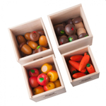 Счетный материал 12 морковок в коробочке-сортере