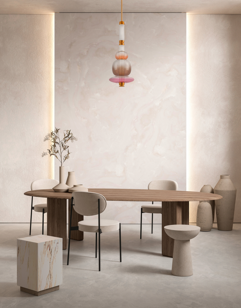 737540  2КОР! Люстра EMISFERO LED 4х6W 1200LM ЗОЛОТО/МУЛЬТИКОЛОР 3000K