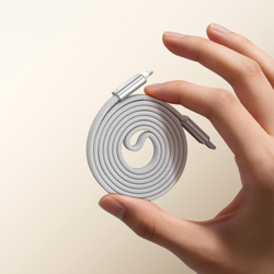 Кабель для быстрой зарядки 27W в тканевой оплетке длина 100см (1м) с разъемом Type C на Lightning, серия AUTO Series Aluminum от Dux Ducis