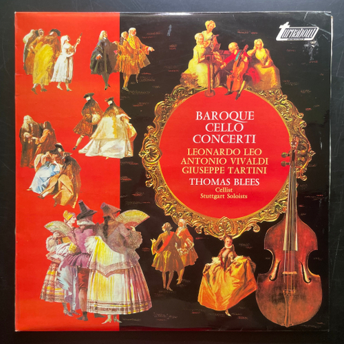 Leonardo Leo / Antonio Vivaldi / Giuseppe Tartini - Thomas Blees, Stuttgart Soloists ‎– Baroque Cello Concerti (Англия 1968г.)