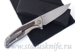 Нож Широгоров Флиппер 95 NL Bronze M390фотография - 2