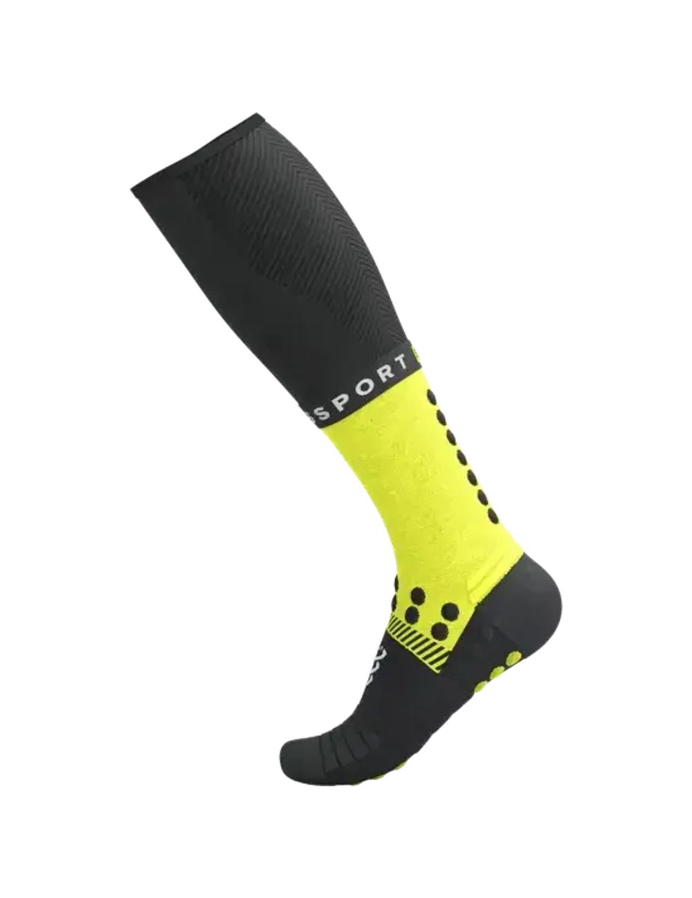 Гольфы Winter Run Black/Safe Yellow