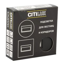 Citilux Скалли CLD007K5 LED Встраиваемый светильник лестничный Чёрный