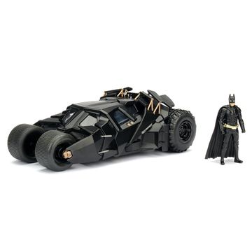 Набор Jada Toys Машинка с Фигуркой Batmobile 2.75" 1:24 2008 The Dark Knight Batmobile W/Batman Figure 98261