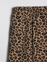 Леопардовый костюм для девочки на осень