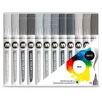 Набор маркеров Molotow AQUA COLOR BRUSH Grey SET - 12шт