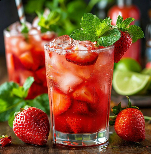 Сироп Мохито клубничный