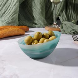 Салатник 320 мл d 12 см h7 см   косой матовое стекло P.L. Proff Cuisine [6]