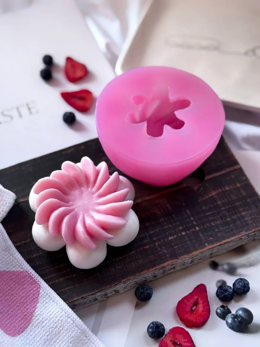 Силиконовая форма пирожное Павлова