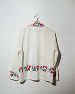 Рубашка Soeurs с Красными Колокольчиками белая