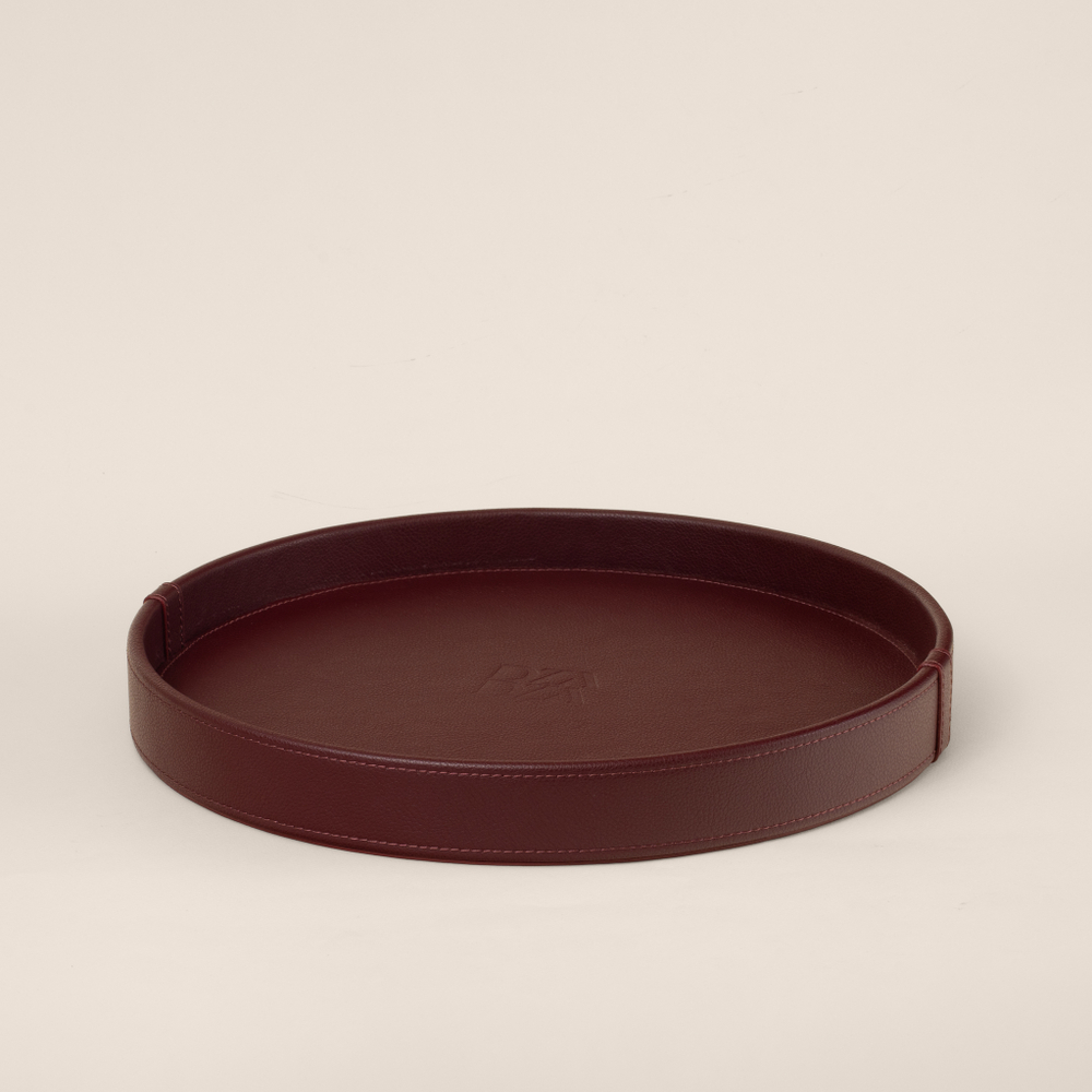 Поднос с логотипом DZADZA Бургундия