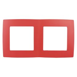 12-5002-23 ЭРА Рамка на 2 поста, Эра12, красный