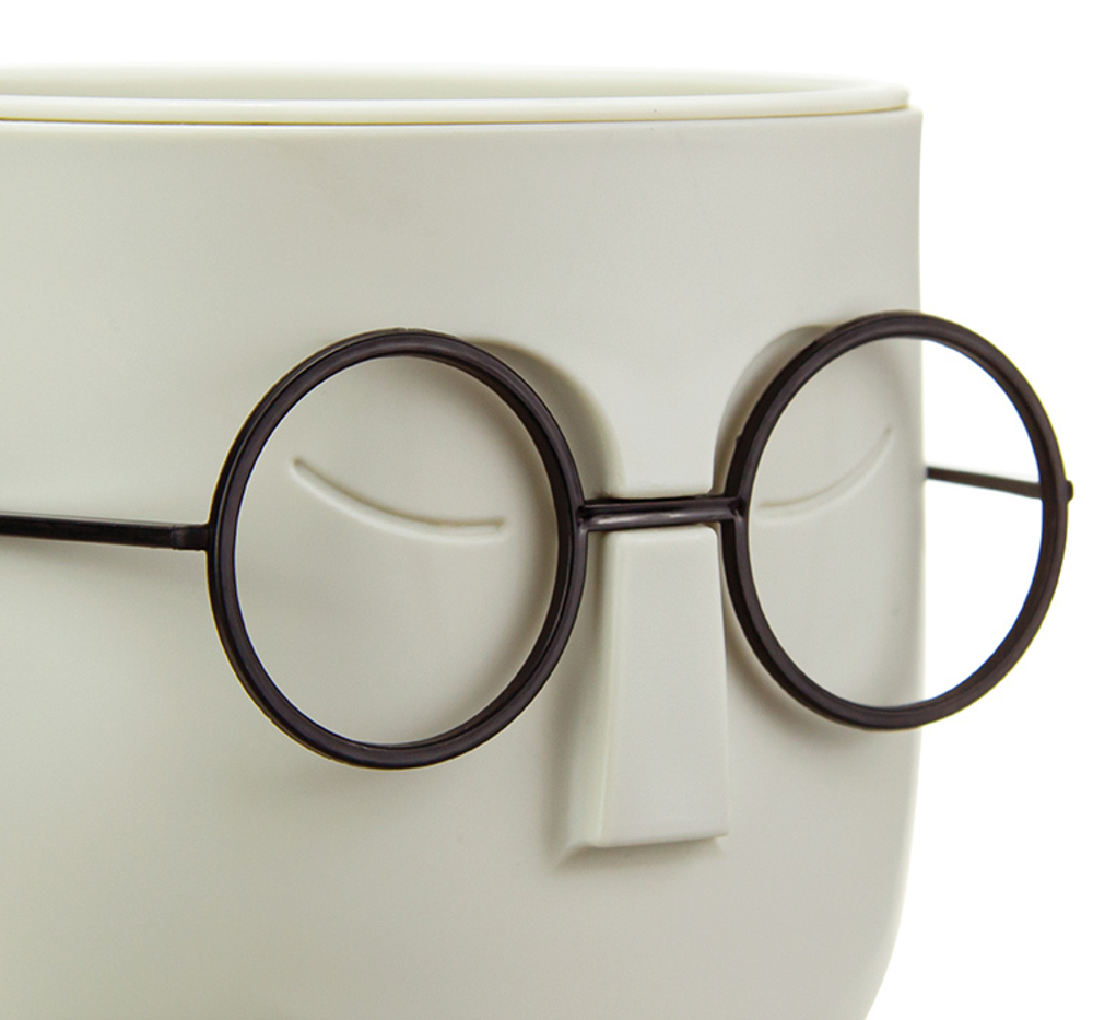 Кашпо СТИВ D115мм 0,65л с дренажной вставкой М3079