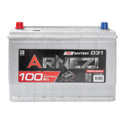 Аккумулятор ARNEZI JIS SMF 100 А/ч прямой L+ 306x176x225 D31 EN 820 А