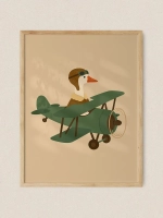 Постер 30х40 см в детскую мальчика Ретро