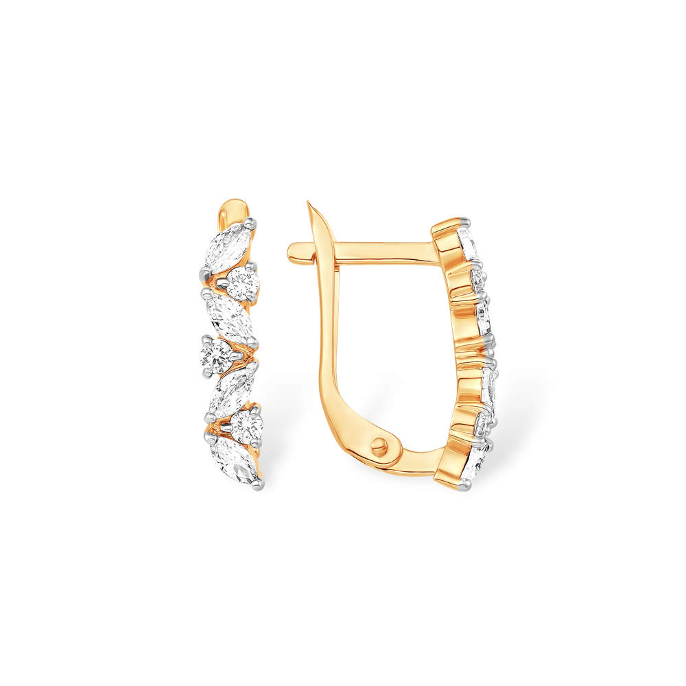 Серьги из золота 585 пробы