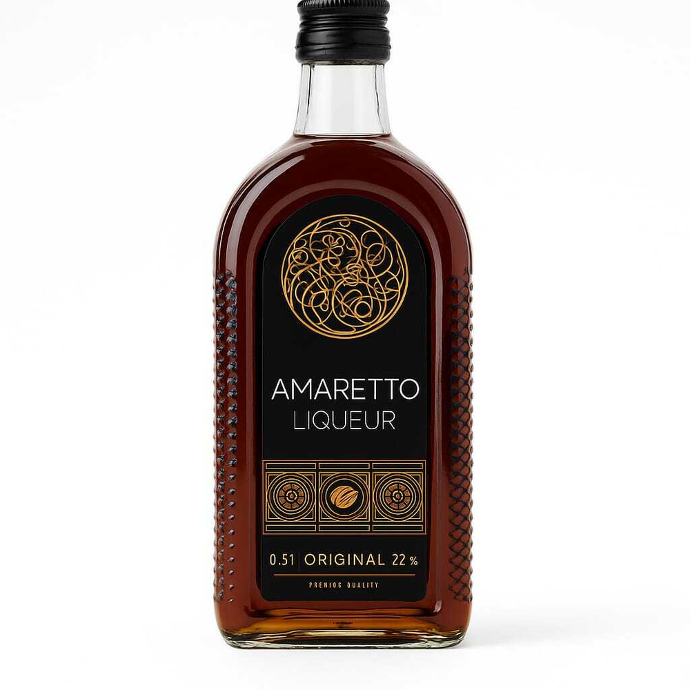 Ликер Amaretto оригинал Бахус 0.5 л