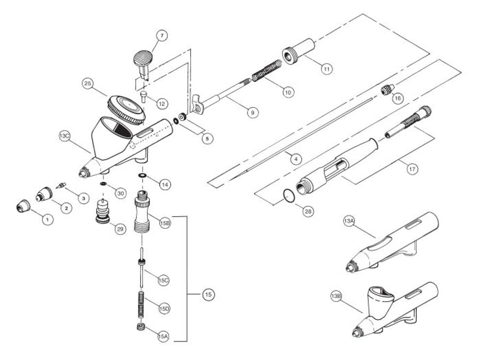 Аэрограф Iwata HP-CH HI-Line