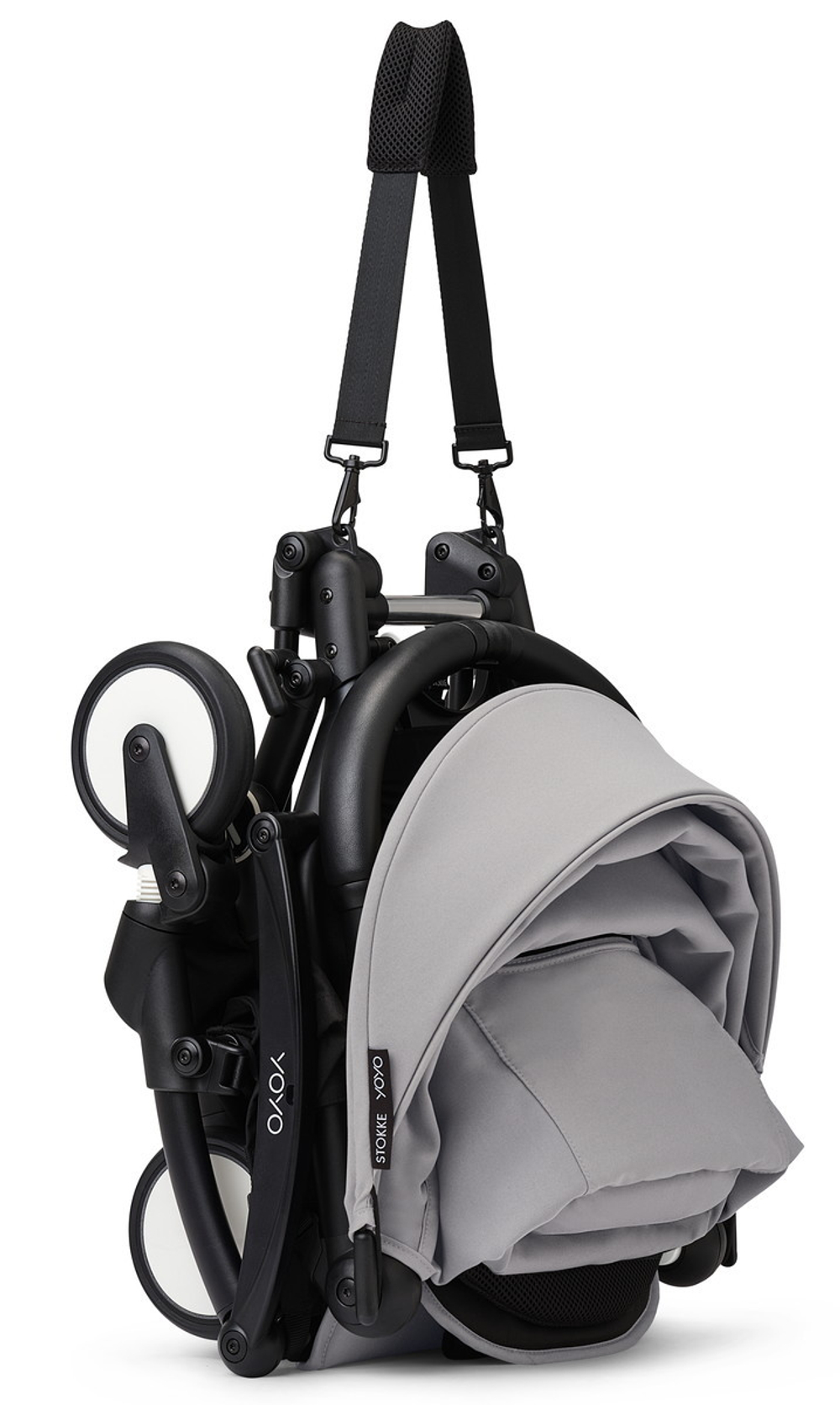 Коляска Stokke YOYO3 Newborn Pack рама чёрная Black 2 в 1 Stone