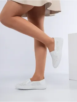 Мокасины летние с перфорацией