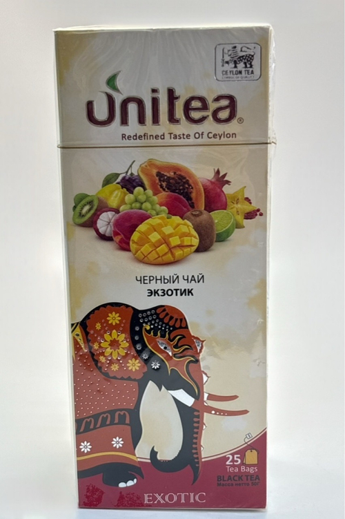 ЧАЙ UNITEA ЧЕРНЫЙ ЭКЗОТИК 25П/72