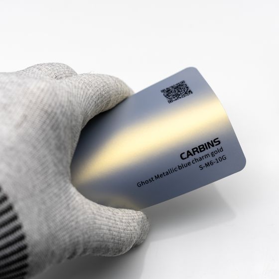 Веер образцов виниловой цветной пленки Carbins