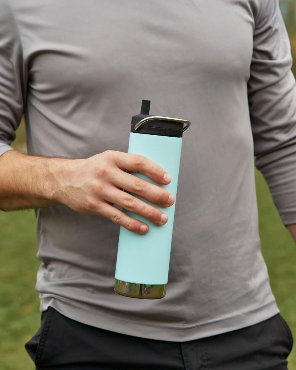 Термокружка Klean Kanteen TKWide Twist Cap 20oz (592 мл) Blue Tint