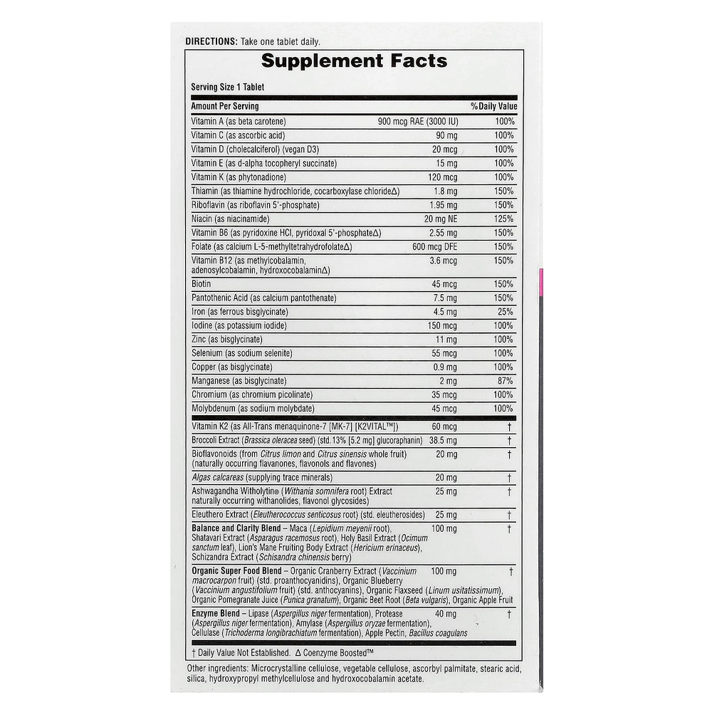 NaturesPlus, Her Journey, мультивитамины для приема один раз в день, 30 таблеток