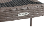 Кресло пластиковое Ola Dom арт.K-GS01 (коричневое)