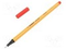 Qələm \ Ручка капиллярная STABILO point 88 red 88/40