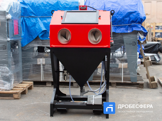 Пескоструйная камера PST КСО-80-И-М инжекторная с фронтальной загрузкой