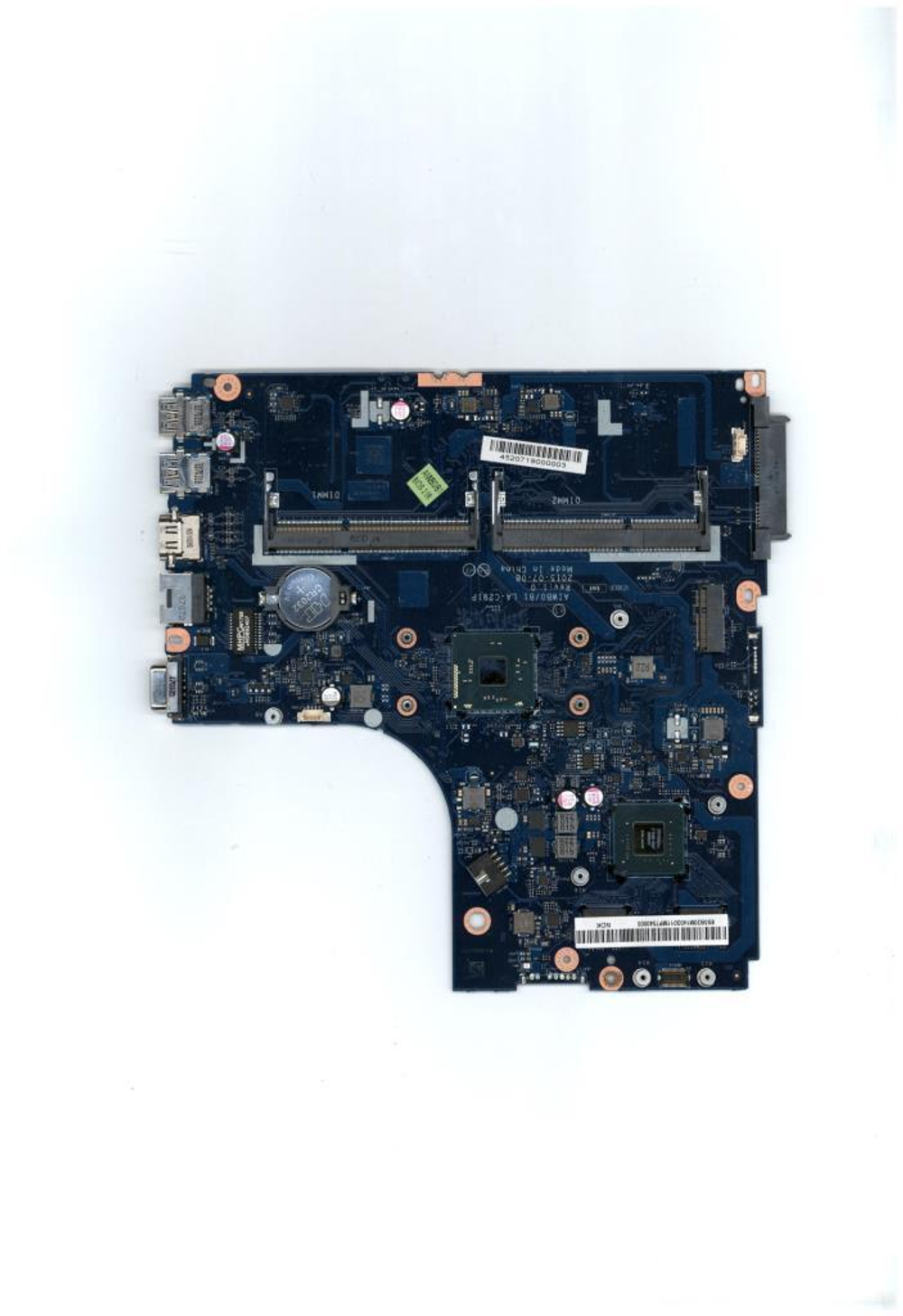 Материнская плата для ноутбука Lenovo B51-30 LA-C291P NOK Intel Pentium N3710 2G NF NEMMC (5B20M14030), оригинал