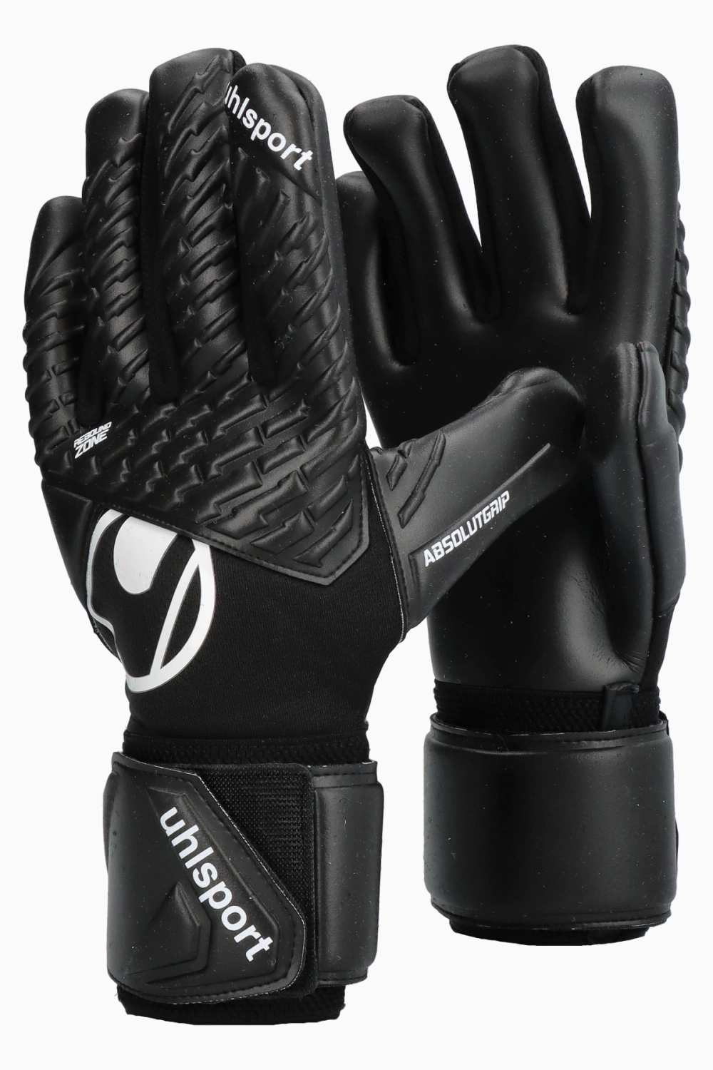 Вратарские перчатки Uhlsport Fangmaschine Comfort Absolutgrip - черный