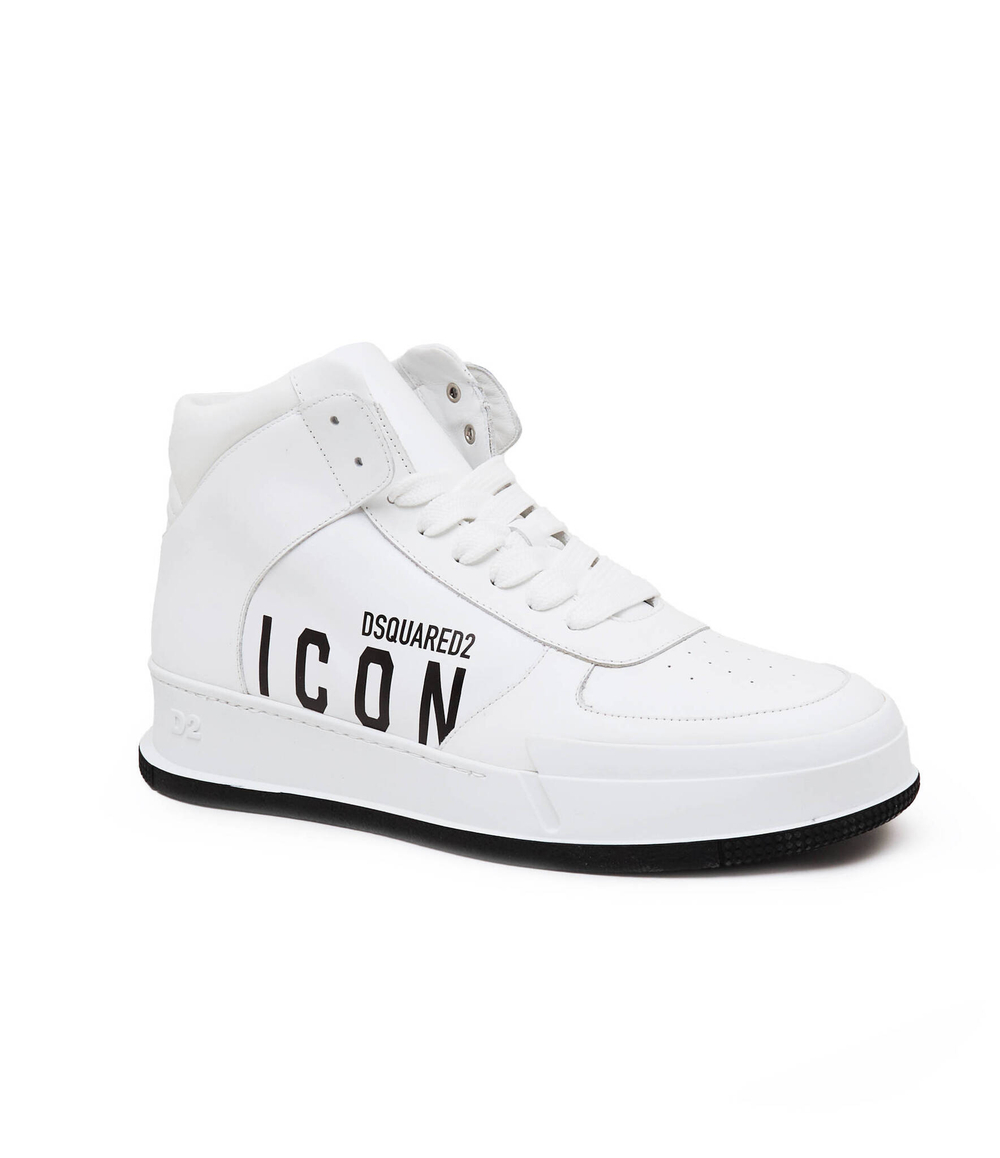 Кожаные кроссовки Dsquared2 - белый(SNM0319 01502228)