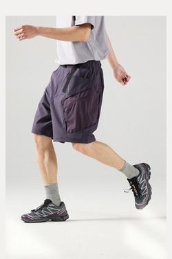 Шорты Nothomme BLUE cargo pocket shorts outdoor color-block shorts