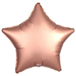 Шар Agura Звезда 18" сатин розовое золото #751060