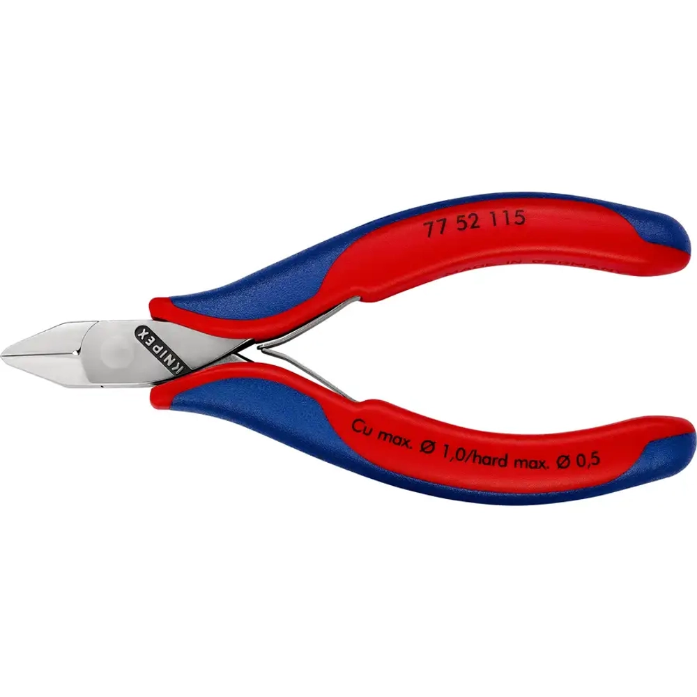 Кусачки боковые для электроники 115 мм Knipex 77 52 115