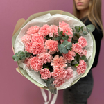 Букет из розовых диантусов #29