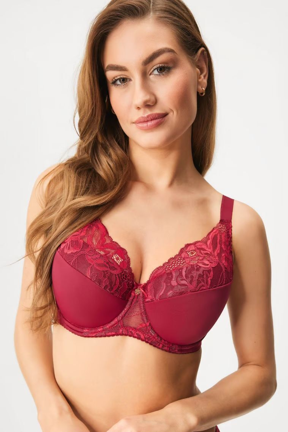 Бюстгальтер на поролоне Allure (Размер: 70D) (Цвет: синий с бежевым)