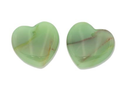 Подвеска "Сердце" 29мм, стекло