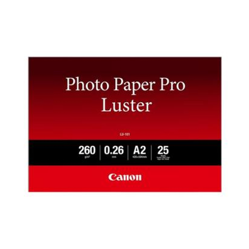 Глянцевая фотобумага Canon LU-101 Pro Luster A2 25 шт.