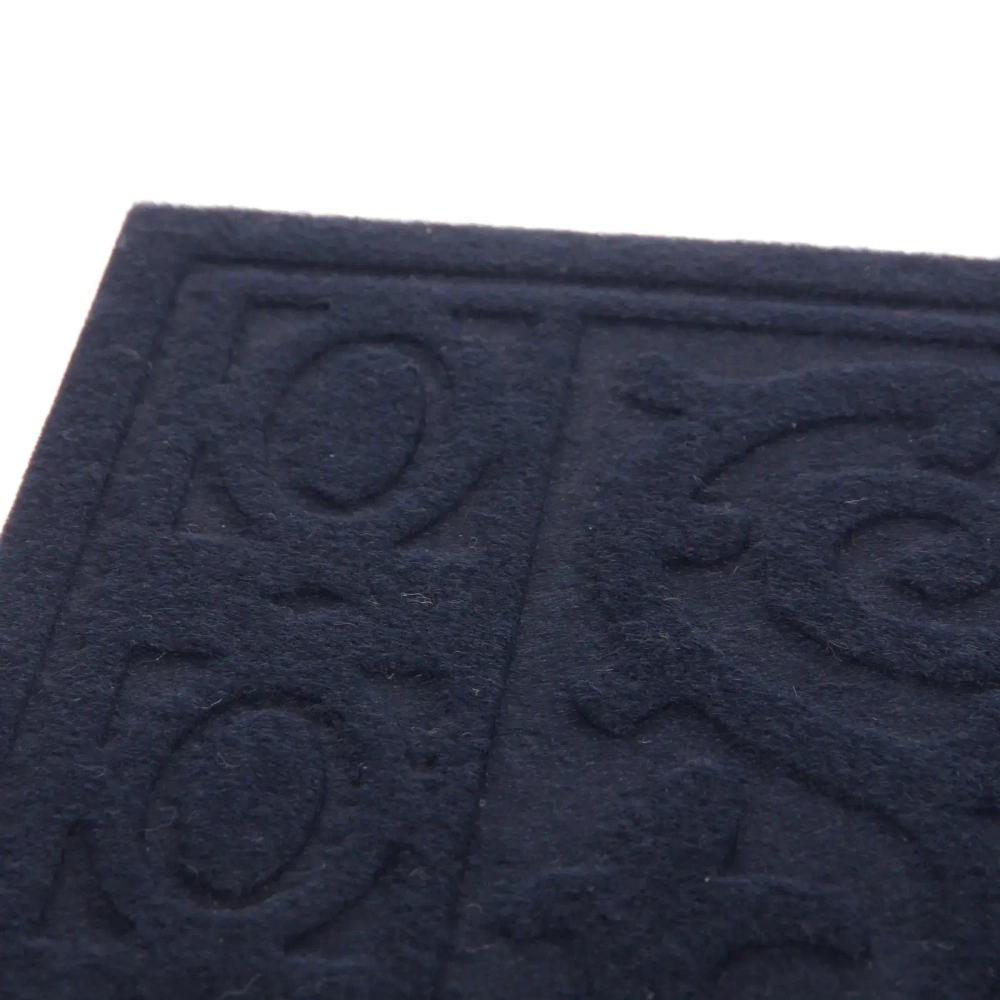 Коврик придверный Селфи 37*57 см узор темно-синий