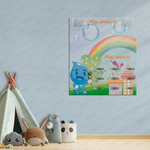 Стенд магнитный Мы рисуем. Мы лепим, с карманами А5 и полочками 044