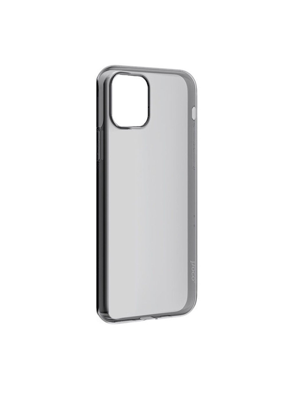 Накладка iPhone 11Pro (5.8") силикон transp кнопки Silver Coblue